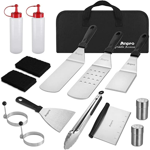 Blackstone Griddle Barbecue Accessories Tool Set 12pcs BBQ Gas Hibachi Cooking for sale online Blackstone Griddle Barbecue Accessories Tool Set 12pcs BBQ Gas Hibachi Cooking for sale online